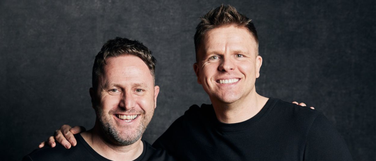 Jake Humphrey and Professor Damian Hughes